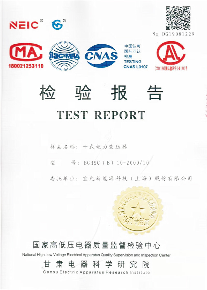 檢驗(yàn)報告